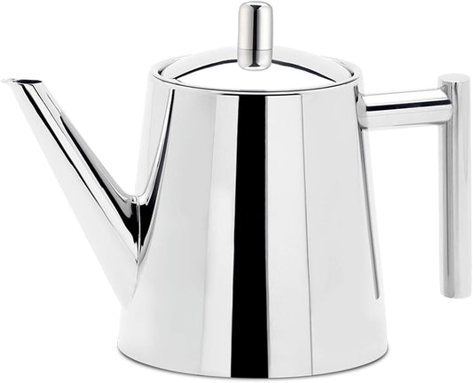 Easyworkz Stainless Steel Teapot with Removeable Infuser 27 oz Stovetop Tea Maker for Fruit Herbal and Infusion Tea
