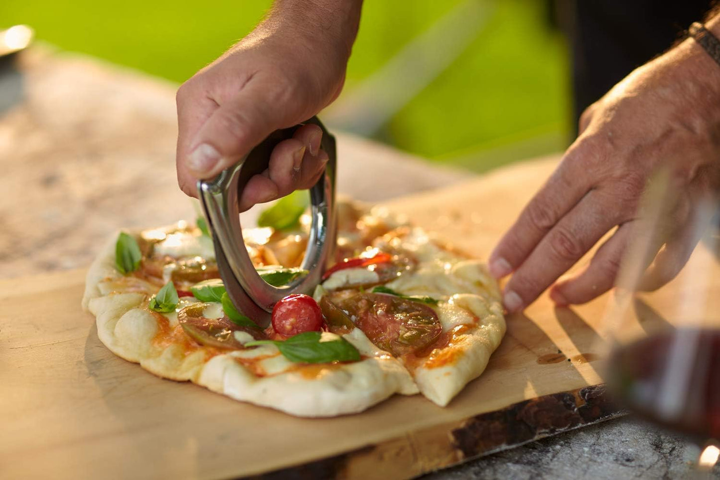 Rösle Stainless Steel Ergonomic Pizza Wheel, One Size, (12717)