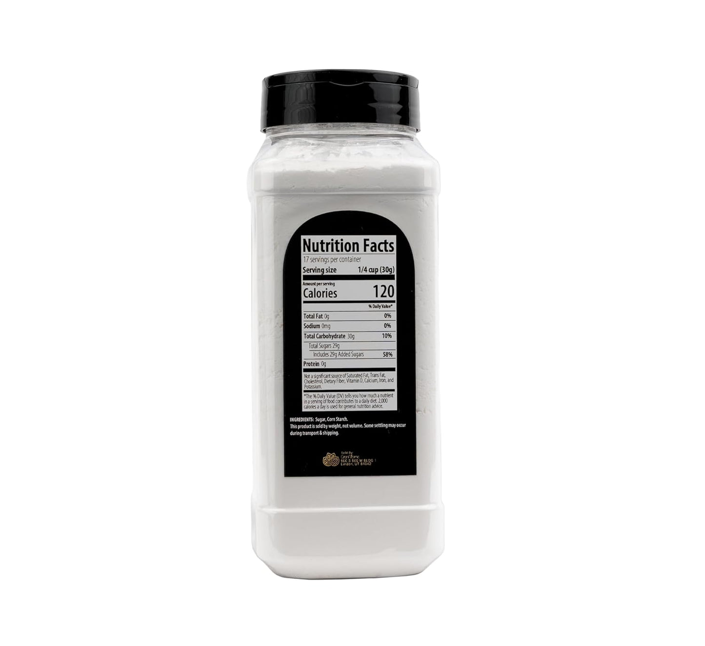 GranAroma Powdered Sugar, Fine Powder, Baking & Frosting, Confectioner's Sugar (1.18 Pound)