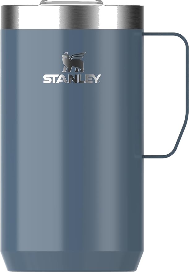 STANLEY Everyday Camp Mug | Drink Through Lid | Cup for Coffee, Tea and Drinks | Insulated Stainless Steel Coffee Mug | BPA-Free