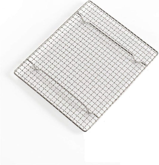 304 Stainless Steel Cooling Rack Versatile Baking Rack Heat Resistant Rust Proof Sturdy Grate 10.6"*10.6"