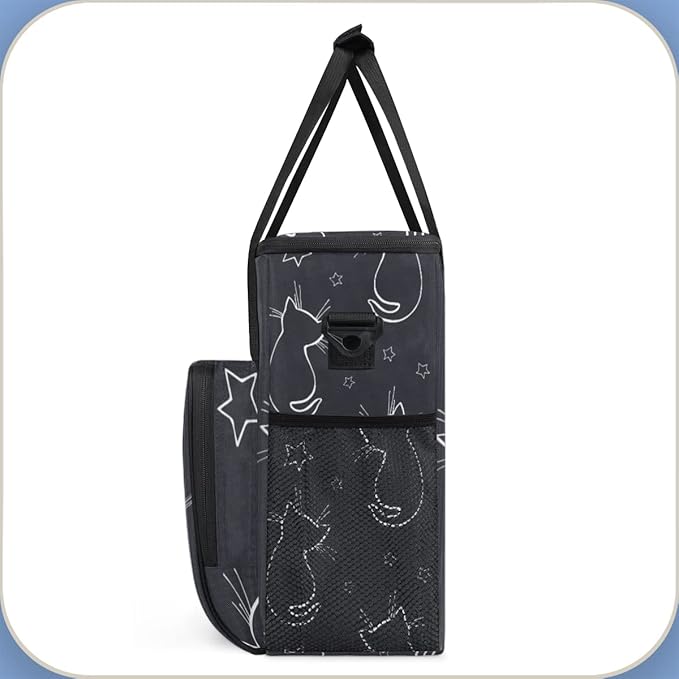 cfpolar Coffee Maker Storage Bag, Waterproof Travel Carrying Storage Tote Bag Organizer Case, Compatible with K-Mini or K-Mini Plus, And Suitable for Other Accessories， With Pockets for K-Cup Pods