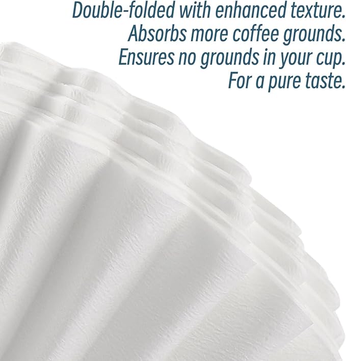 AGOGO Portable Pour Over Coffee Maker V60 Set - Easy Cleaning Compact 304 Stainless Steel Dripper for Camping & 50 Filters Paper & Cleaning Rag Cream V60