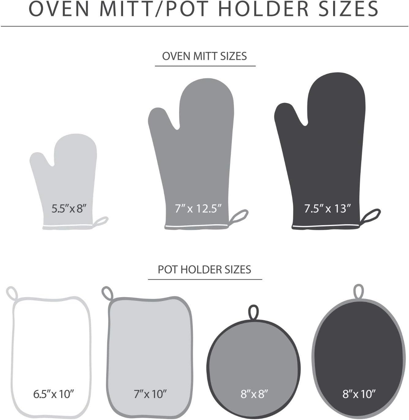 KitchenAid Asteroid Oven Mitt Set, 7"x12.5", Aqua Sky, 2 Piece