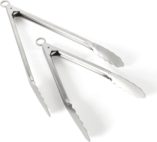 Martha Stewart Richburn 2pc (12" & 9") Tongs Set - Stainless Steel