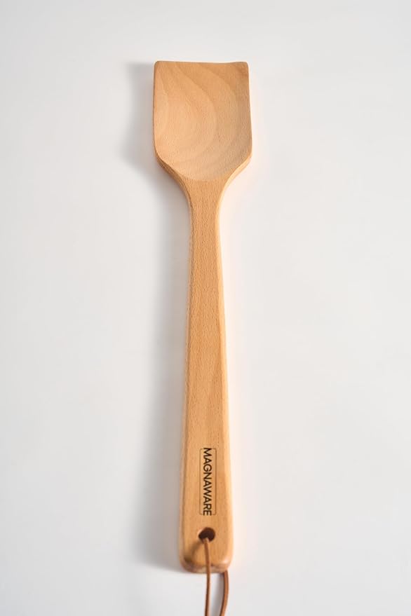 Extra Long Wooden Spatula - 18-inch Heavy Duty Stir Paddle for Cooking in Big Pots - Big Cooking Spoon For Cajun, Brewing, Grill, Mixing, Stirring - Solid Natural Hard Wood Large Spatula