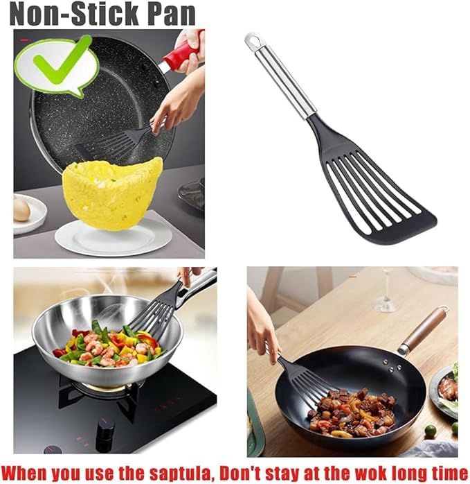 Tenta Kitchen Flexible Fish Turner Spatula, for Fish/Egg/Meat/Dumpling Frying