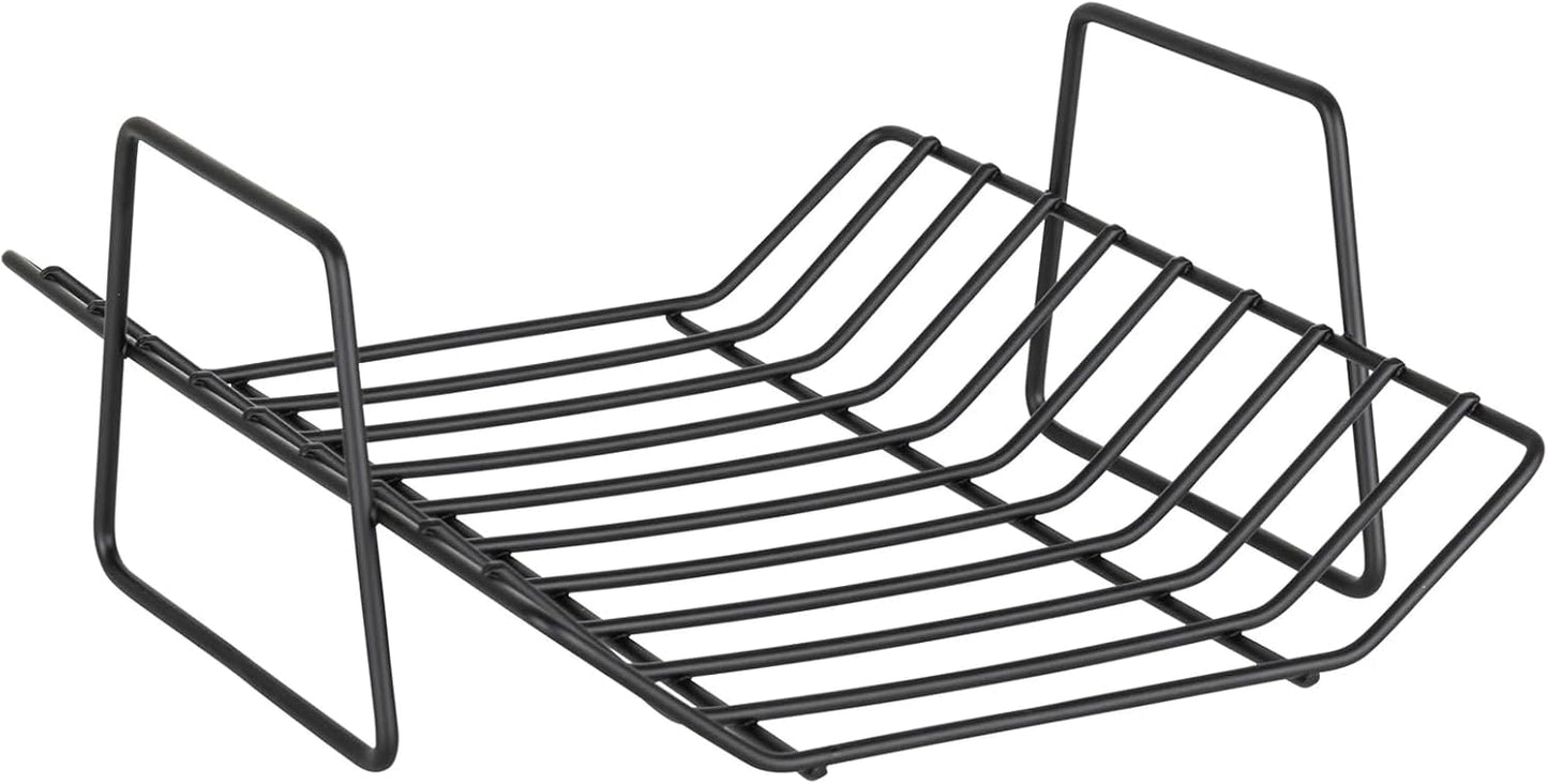 Viking 3-Ply Stainless Steel Roasting Pan with Non Stick Rack, 16 x 13 Inch Kitchen Cookware, Great for Turkey, Includes Probe Thermometer, Dishwasher and Oven Safe, Induction Ready, Silver