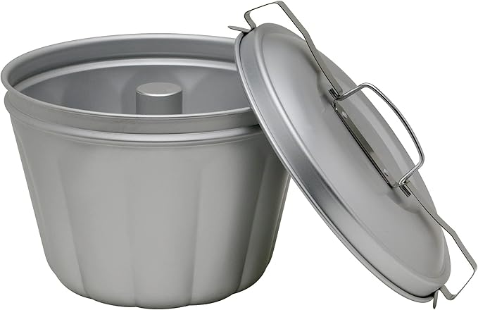 Mrs. Anderson's Baking Non-Stick Steamed Pudding Mold with Lid, 1.6-Liters
