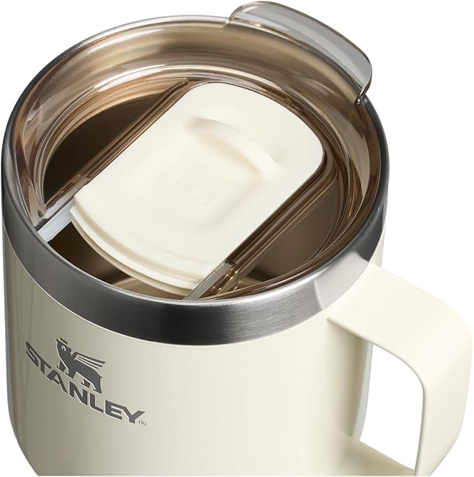 STANLEY Everyday Camp Mug | Drink Through Lid | Cup for Coffee, Tea and Drinks | Insulated Stainless Steel Coffee Mug | BPA-Free