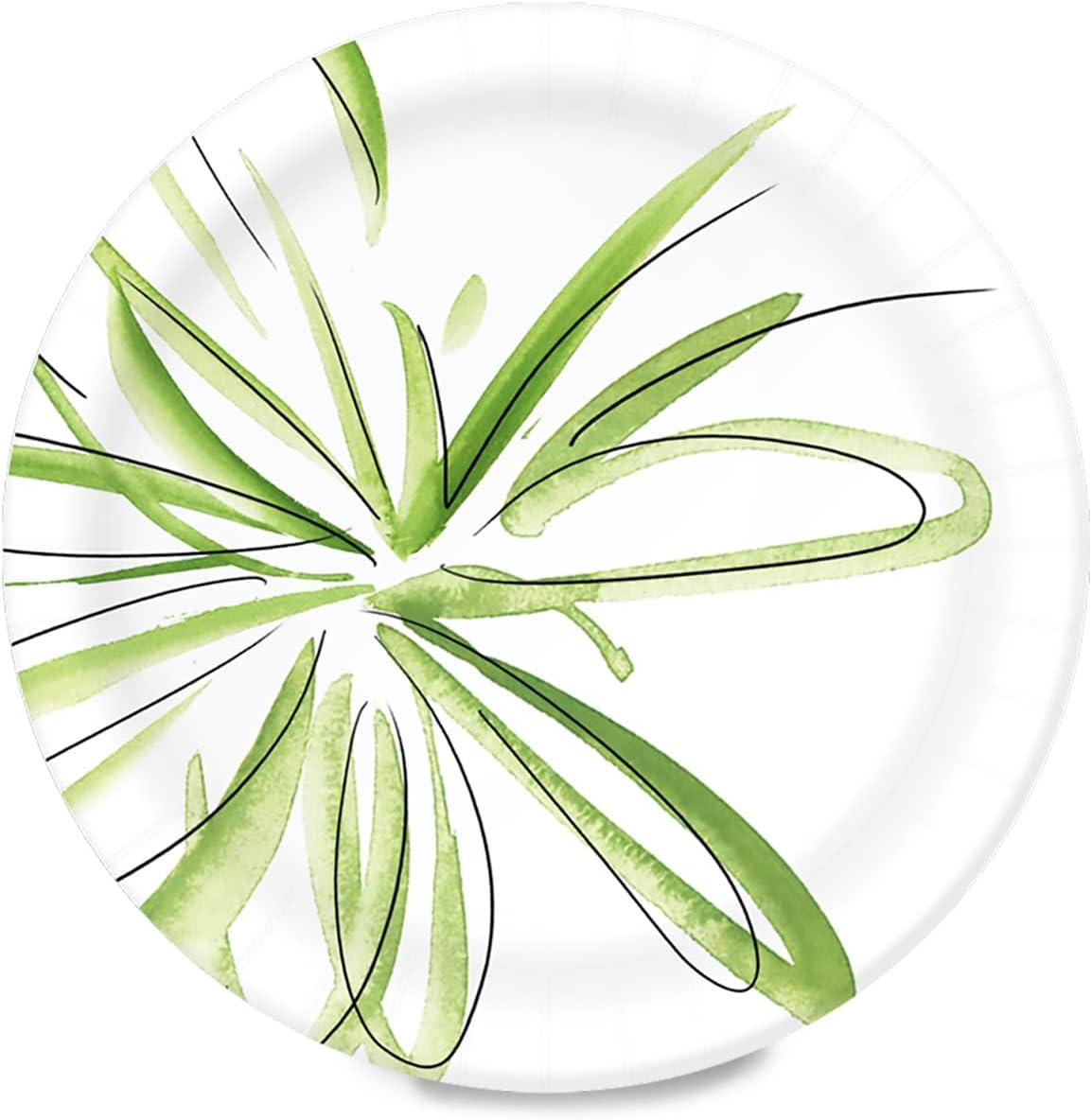 Amazon Basics Everyday Paper Plates, 8.62 Inch, Disposable, 200 Count