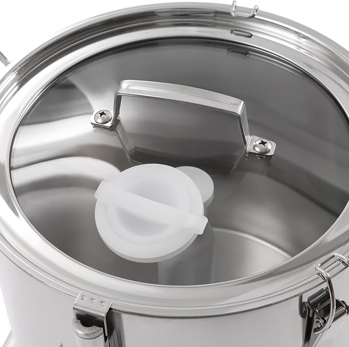 Commercial Food Processor, 1400W Electric Vegetable Chopper Machine 1400 RPM, 15.8Qt Stainless Steel Vegetable Processor Meat Grinder Food Processor Chopper for Veggie,Fruit,Meat