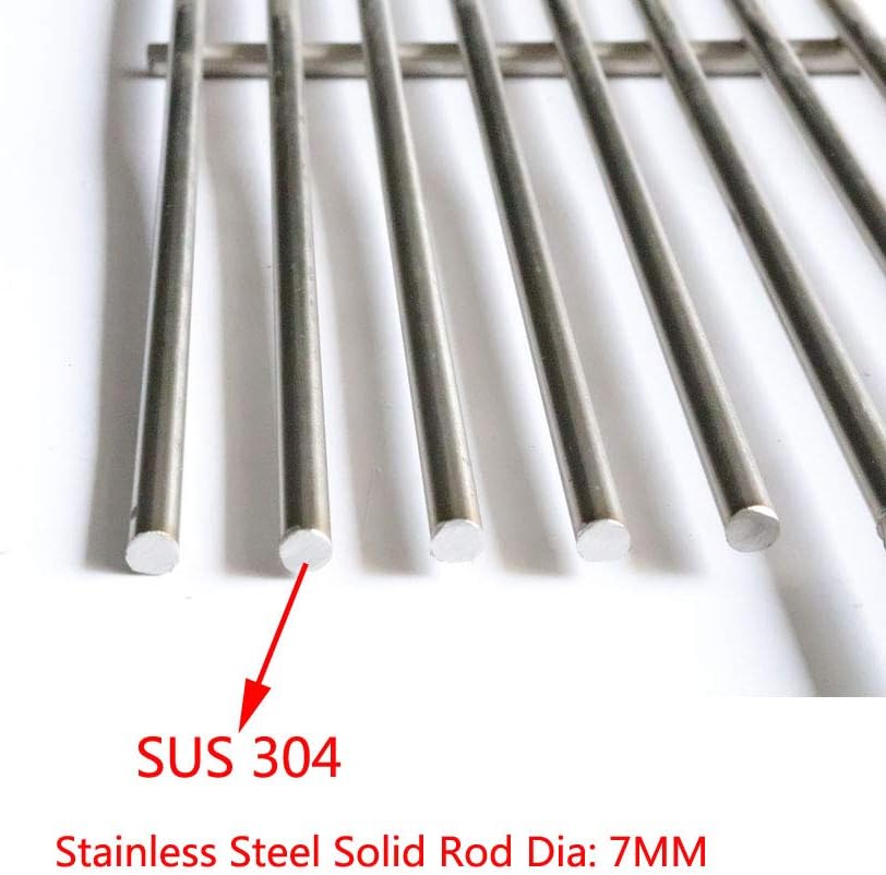 SES531 (4-Pack) 19 1/4" Stainless Steel Cooking Grid Grates for Nexgrill CK4CKWN, CG4CKW, CG4TCBN, CG4TCBRN, CG4TCN, CG4TDBRN, CG4TDN, CG5TCBN, CG5TCBRN, CG5TCN, CG5TDBRN, CG5TDN, CK4CKWN