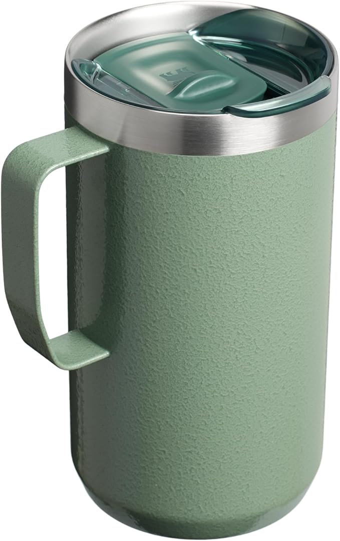 STANLEY Everyday Camp Mug | Drink Through Lid | Cup for Coffee, Tea and Drinks | Insulated Stainless Steel Coffee Mug | BPA-Free