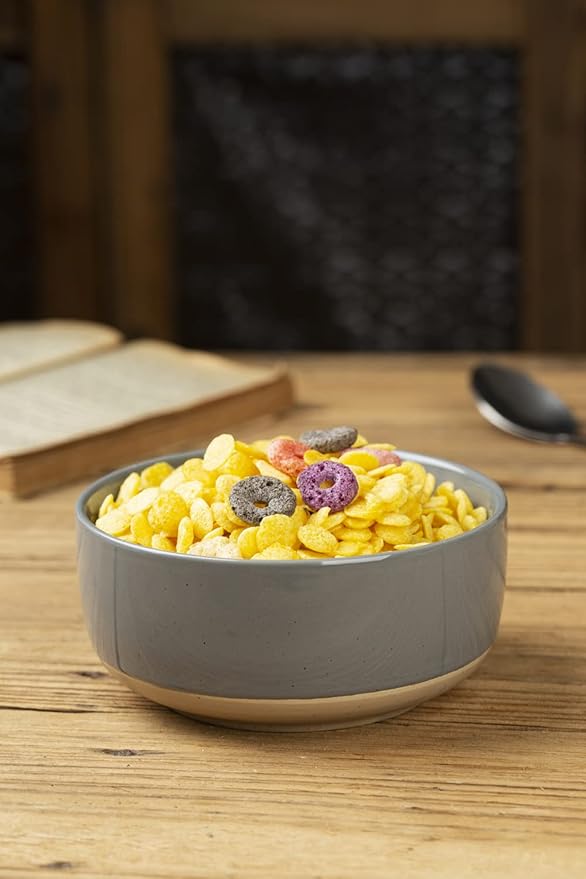 famiware Milkyway Cereal Bowl, Soup Bowls for 4, 25 Ounce Bowls Set for Kitchen, Bowl Set for Cereal Soup Rice Pasta Salad Oatmeal, Multi-color