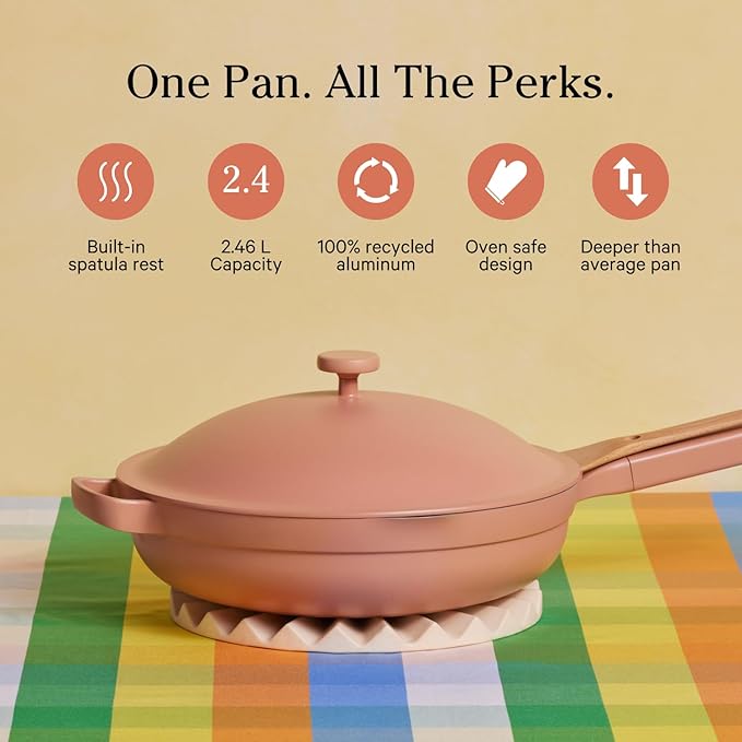 Our Place Always Pan Duo - Stndard & Mini Always Pan 2.0 Bundle | Multi-Functional Cookware Set Replaces 20 Pieces | Spice