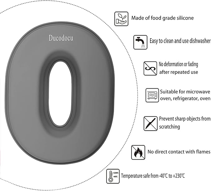 Ducodocu Silicone Number Cake Pan Large 3D Number Cake Mold Baking Forms Novel Cake Tins DIY Baking Mold for 5/50th Birthday Wedding Anniversary 10 inch Number of 5&0, 2 Pack