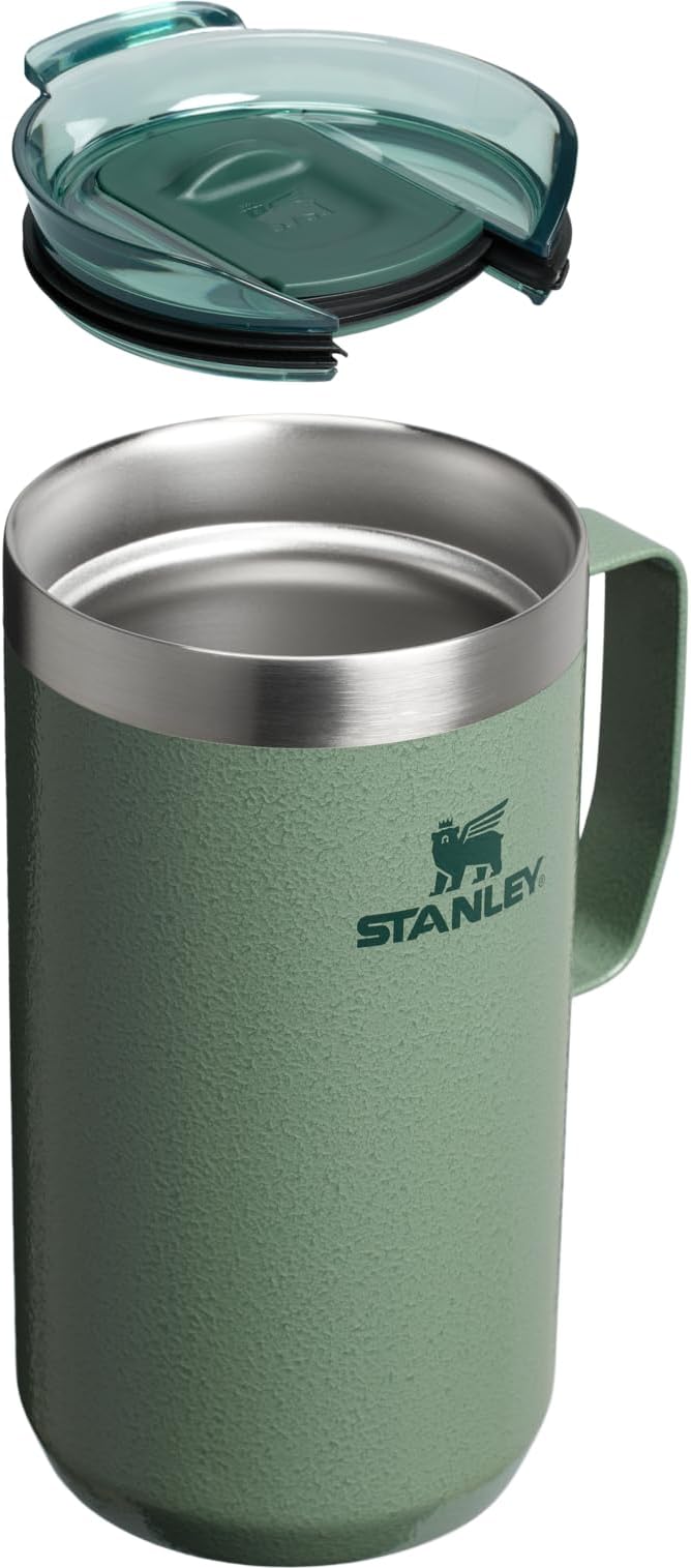 STANLEY Everyday Camp Mug | Drink Through Lid | Cup for Coffee, Tea and Drinks | Insulated Stainless Steel Coffee Mug | BPA-Free