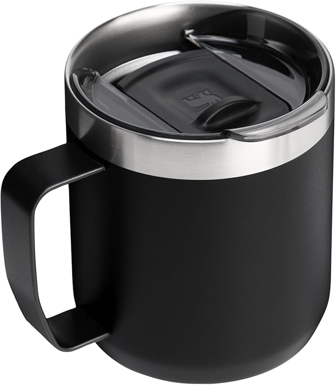 STANLEY Everyday Camp Mug | Drink Through Lid | Cup for Coffee, Tea and Drinks | Insulated Stainless Steel Coffee Mug | BPA-Free