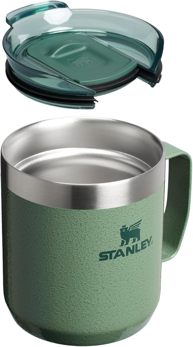 STANLEY Everyday Camp Mug | Drink Through Lid | Cup for Coffee, Tea and Drinks | Insulated Stainless Steel Coffee Mug | BPA-Free
