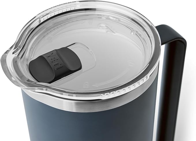 YETI Rambler 64 oz Pitcher, Vacuum Insulated, Stainless Steel with MagSlider Lid, Navy
