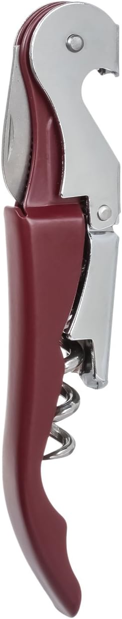 Thirsty Rhino Anggur Double Hinged Waiter's Corkscrew (Set of 6) (Burgundy)