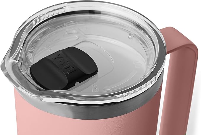 YETI Rambler 34 oz Pitcher, Vacuum Insulated, Stainless Steel with MagSlider Lid, Sandstone Pink
