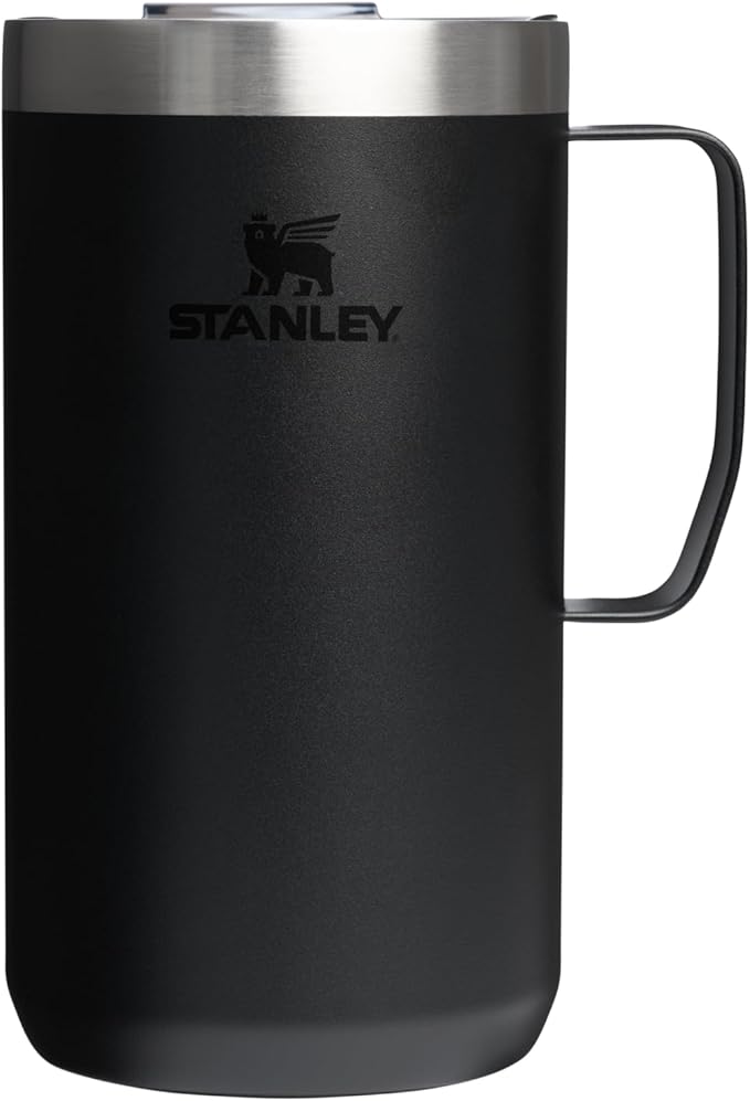 STANLEY Everyday Camp Mug | Drink Through Lid | Cup for Coffee, Tea and Drinks | Insulated Stainless Steel Coffee Mug | BPA-Free