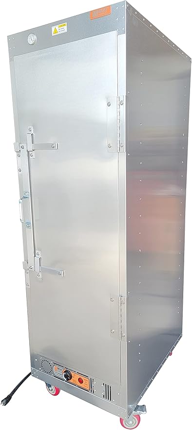 HeatMax 6 Foot Commercial Electric Food Warmer Holding Cabinet. Made in USA with Service and Support, Fits Full Size Sheet Pans, Churches, Schools, Catering, Fully Assembled, 120V Plug