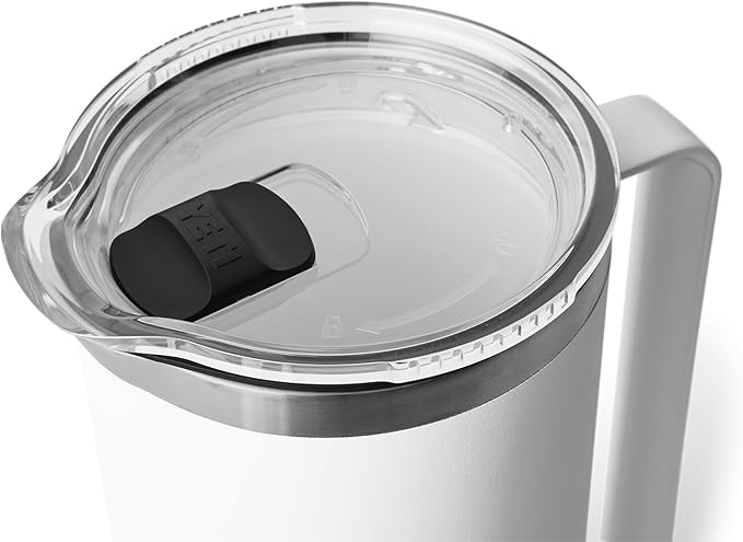 YETI Rambler 64 oz Pitcher, Vacuum Insulated, Stainless Steel with MagSlider Lid, White