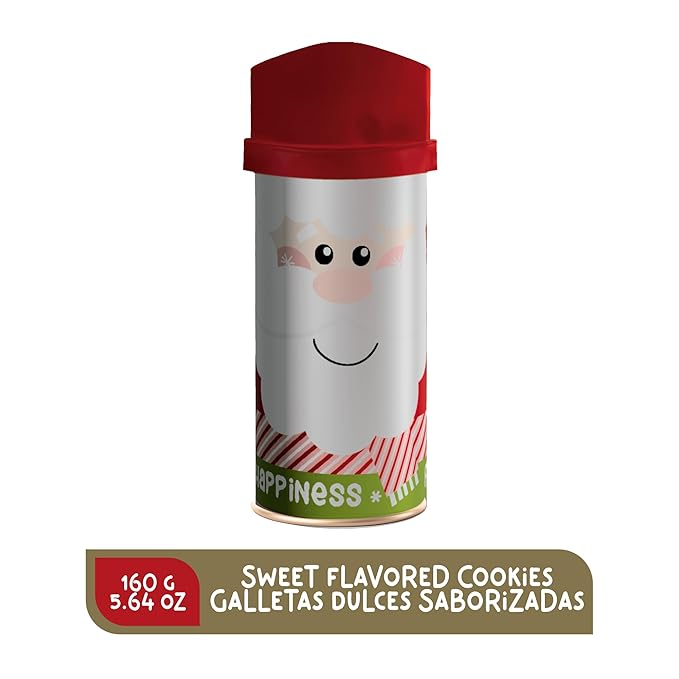 Dux Holiday Christmas Friends Cookies, 3-Pack Variety Tin Set (Reindeer & Santa, Designs May Vary), 5.64 oz