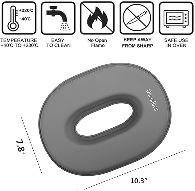 Ducodocu Silicone Number Cake Pan Large 3D Number Cake Mold Baking Forms Novel Cake Tins DIY Baking Mold for 2/20th Birthday Wedding Anniversary 10 inch Number of 8&0, 2 Pack