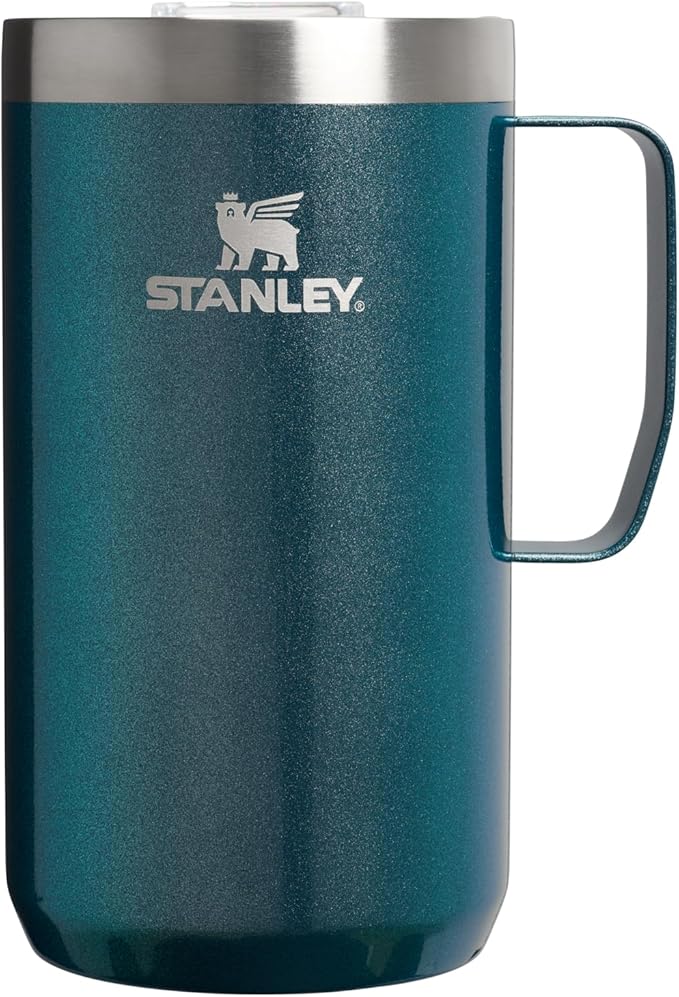 STANLEY Everyday Camp Mug | Drink Through Lid | Cup for Coffee, Tea and Drinks | Insulated Stainless Steel Coffee Mug | BPA-Free
