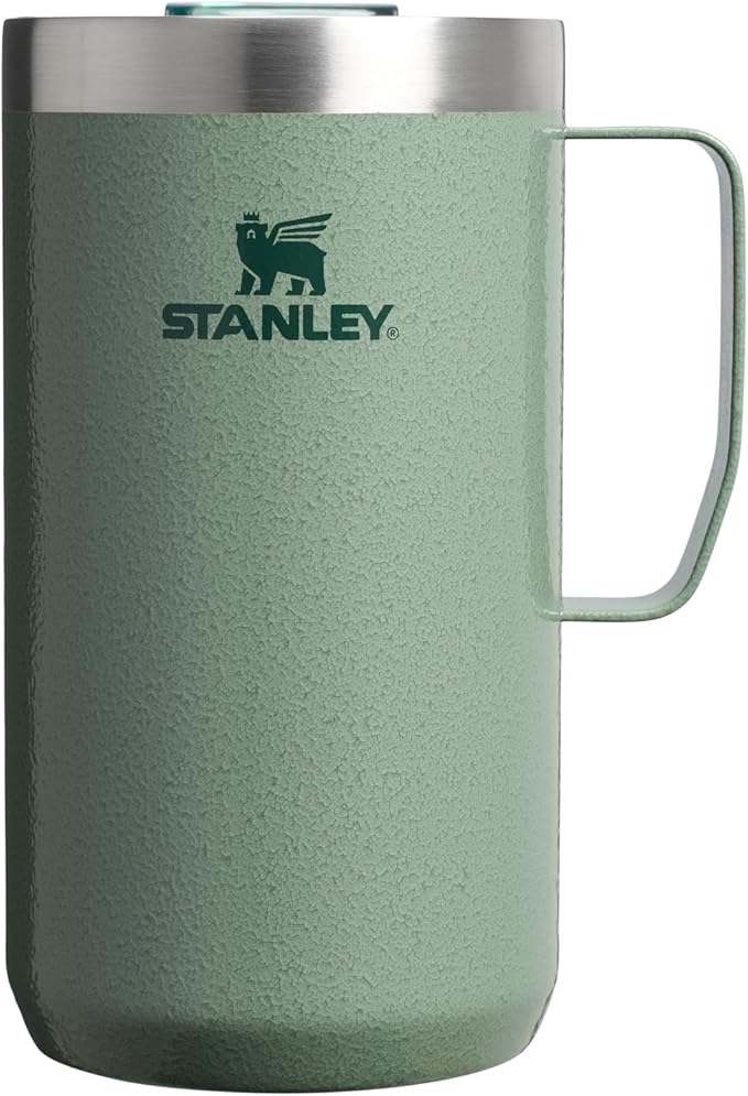 STANLEY Everyday Camp Mug | Drink Through Lid | Cup for Coffee, Tea and Drinks | Insulated Stainless Steel Coffee Mug | BPA-Free