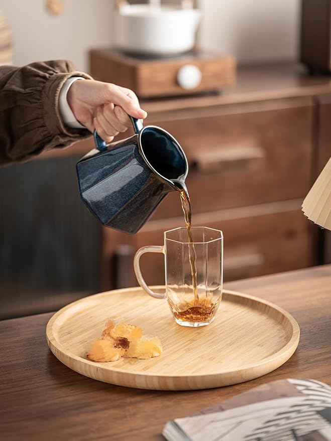 Pour Over Coffee Maker,Ceramic Coffee Maker With 40 pcs Paper Filter，22oz/650ml Pour Over Coffee Dripper