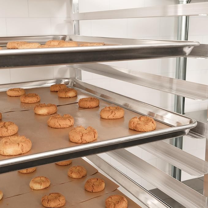 HARDURA Aluminum Baking Sheet Pan 18”L X 26”W X 1”H Cookie Sheet, 6Packs, For Oven in Bakery & Restaurant, Kitchen