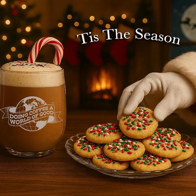 Fresh Roasted Coffee, Christmas Cookie, Flavored Coffee Pods, K-Cup Compatible, 24 Count