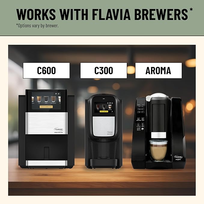Flavia Lavazza Opera Intenso Coffee Freshpacks works only with Flavia Brewers, Dark Roast (Case of 38)