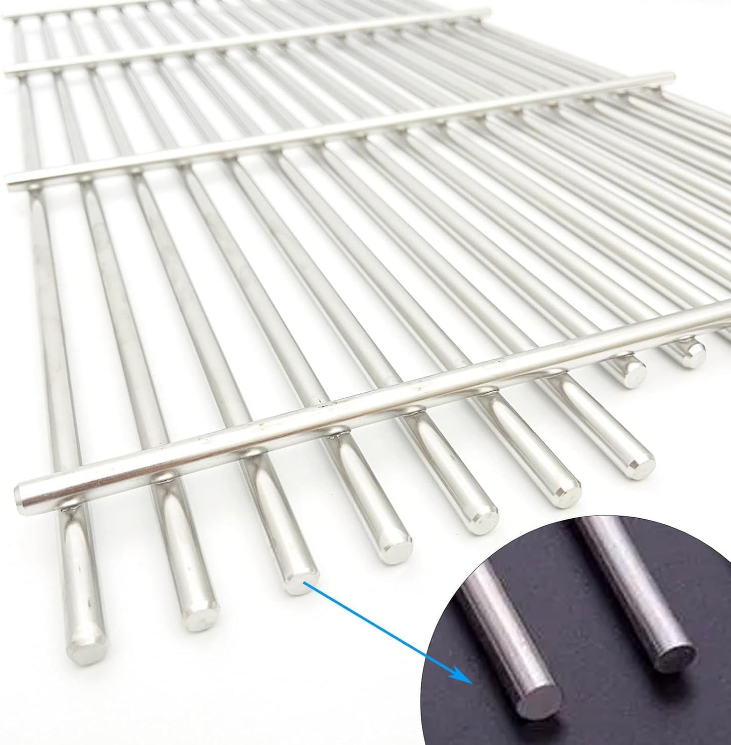 s911-1 Stainless Steel Grid grates Replacement for Viking VGBQ 30 in T, VGBQ 41 in T and VGBQ 53 in T Series VGBQ300T,VGBQ0302T, VGBQ3002RT, VGBQ4103RT Gas Grill 23-1/4"