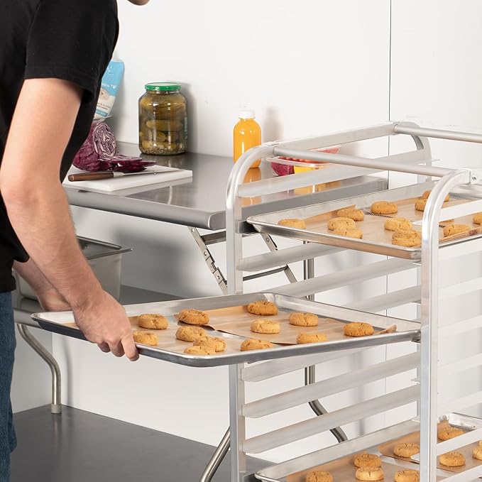 HARDURA Aluminum Baking Sheet Pan 18”L X 26”W X 1”H Cookie Sheet, 6Packs, For Oven in Bakery & Restaurant, Kitchen