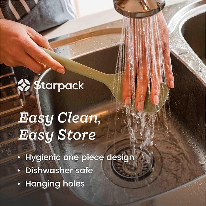 Starpack 'Whip it Good' Silicone Whisk for Nonstick Cookware - Non Scratch, 9.8" Whisk Heat Resistant 600°F - Kitchen Whisks for Cooking, Baking & Stirring - Silicone Coated Durable Rubber Egg Whisks