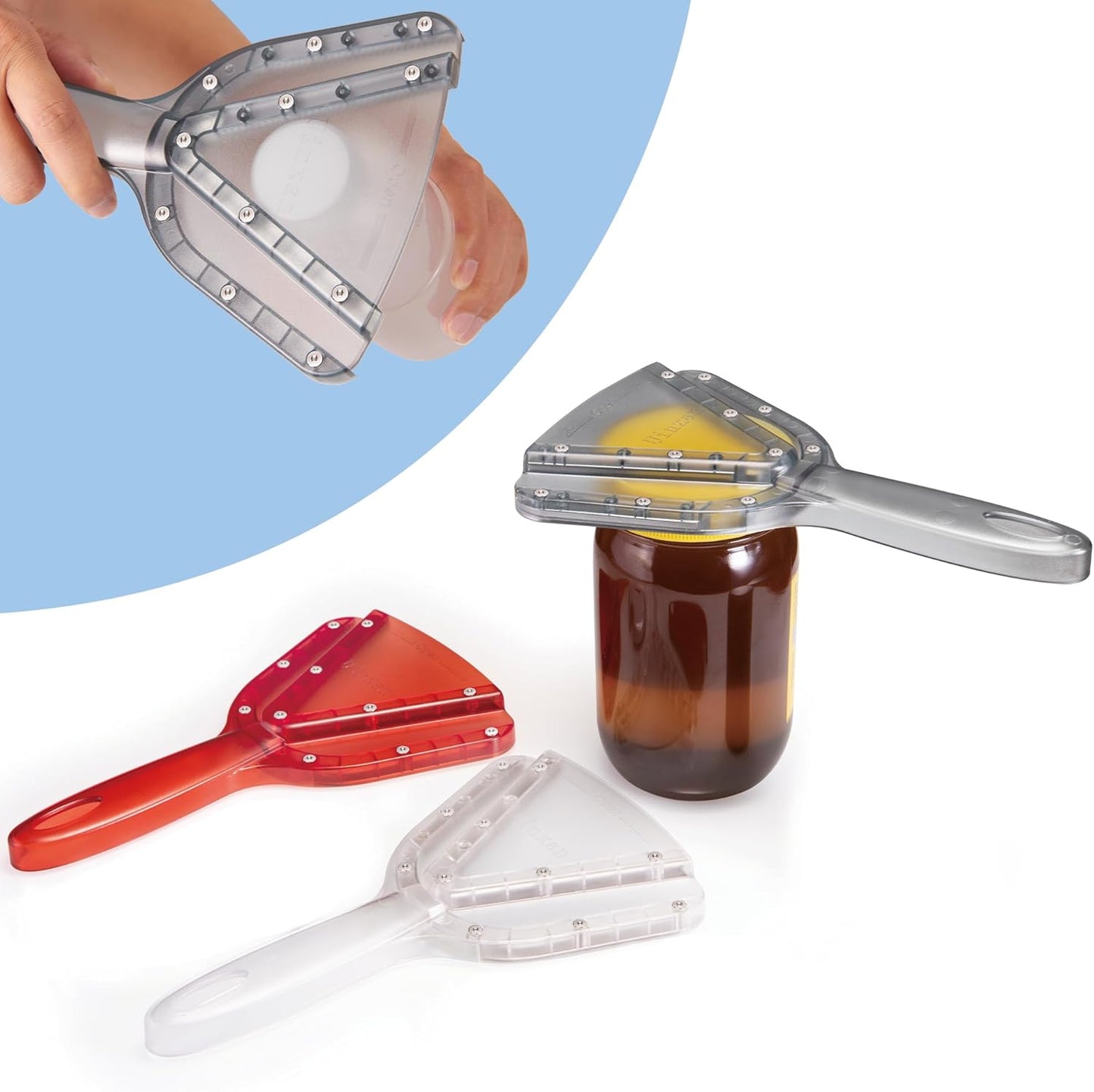 Jar Opener for Weak Hand & Seniors with Arthritis,Easy Twist Off Bottle Caps,Patent | Unique Kitchen Gadgets, Christmas Gifts for Elderly/Women/Men (Green)