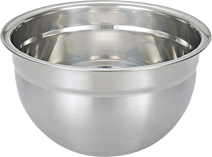 Stainless Steel Mixing Bowl Durable and Rustproof Easy Grip and Stability Design Bowl Versatile for Cooking Baking Prepping and Food Storage (20CM)
