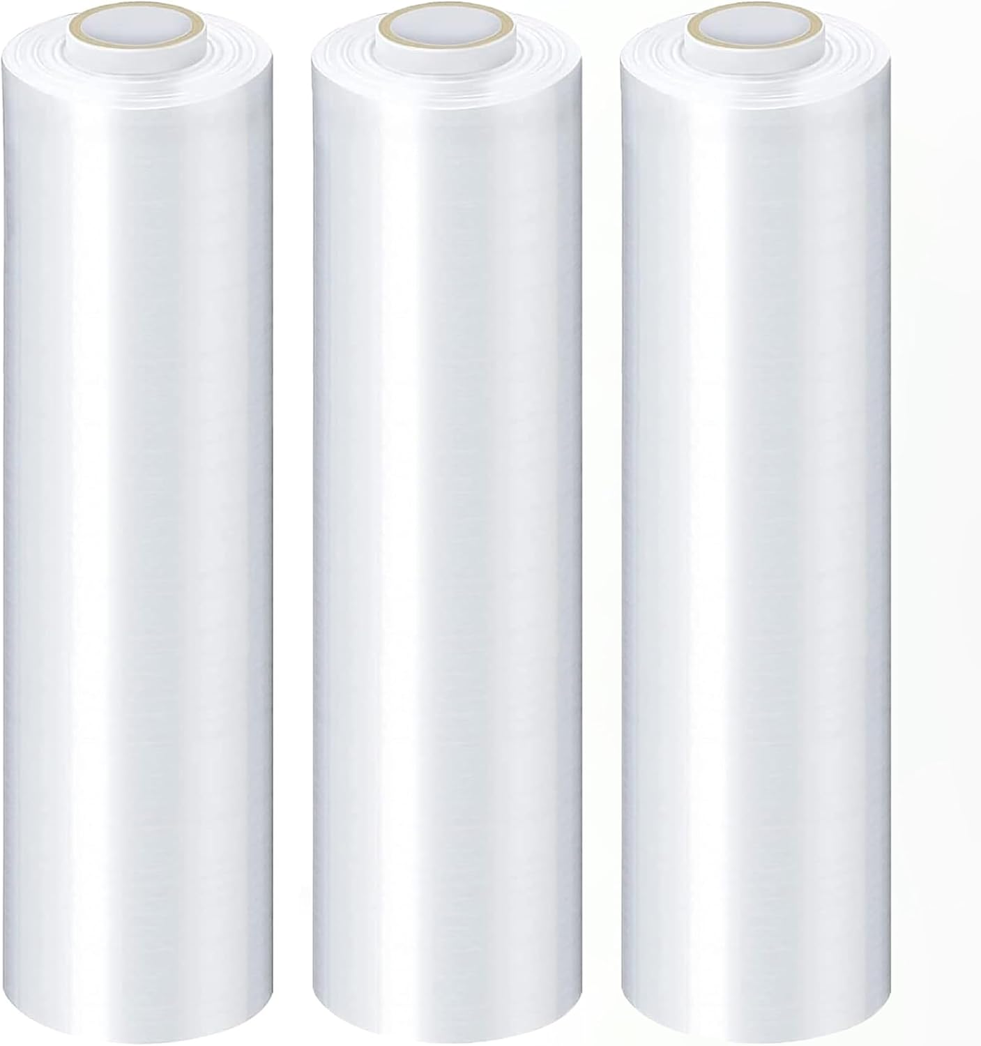 PSBM High Performance Pallet Stretch Wrap, 4 Pack Plastic Moving Wrap in 18 Inch x 1500 Feet, 47 Gauge, Clear Packing wrap for moving, Ideal for Furniture Wrapping for moving purposes