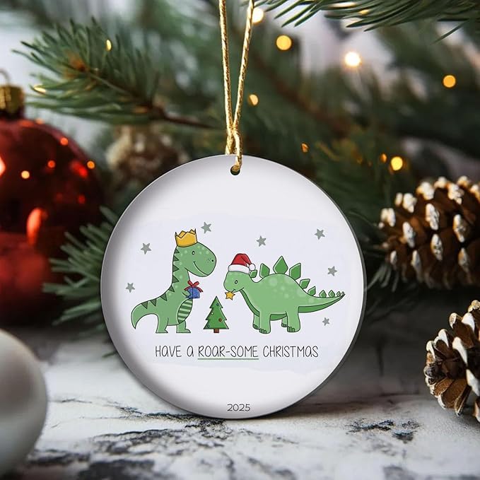 Merry Christmas Ornaments - 2025 Christmas Keepsake, Xmas Tree Decoration, Funny Ornaments Gift for Couple