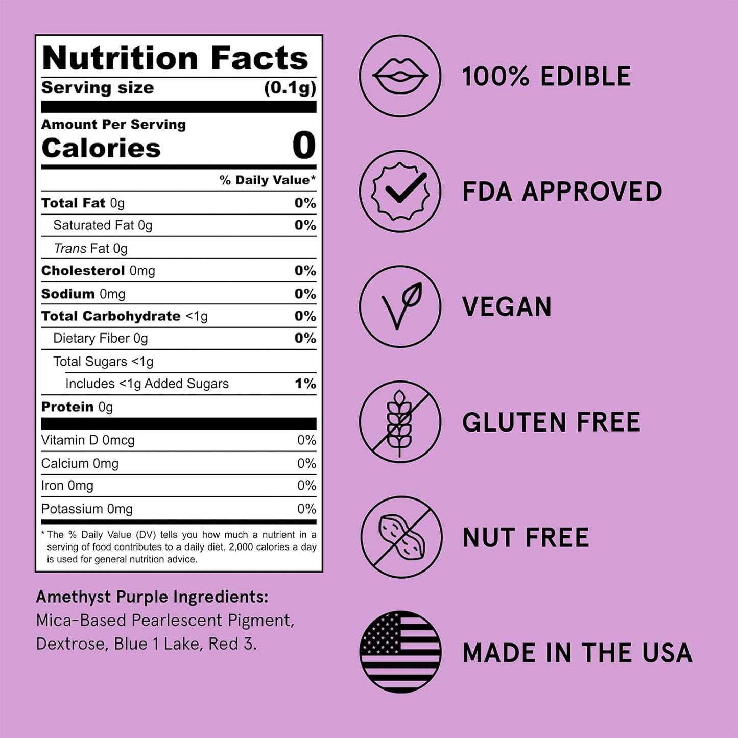 Fancy Sprinkles Limited Edition Halloween B'Witched Edible Glitter Set for Sparkling Food & Drinks, No Taste or Texture Peridot Green, Amethyst Purple, and Onyx Black (3 jars, 4gm each)