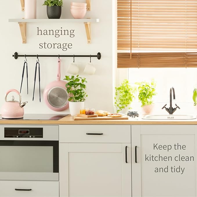 Premium Black Cooking Tongs - 304 Stainless Steel, Comfortable Grip, Non-Slip Design, High Heat Resistant - Ideal for Home, Kitchen, Barbecue & Frying Steak (black, 9 ＋12Inch)