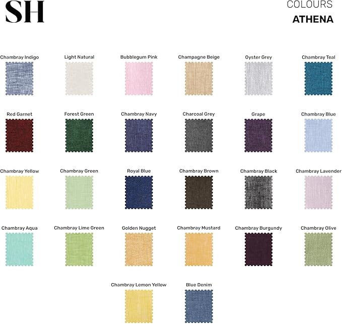 Solino Home Linen Small Table Runner 36 Inches - Athena, 100% Pure Linen Bubblegum Pink Table Runner 14 x 36 Inch Ideal for Dresser and Coffee Tables - Christmas