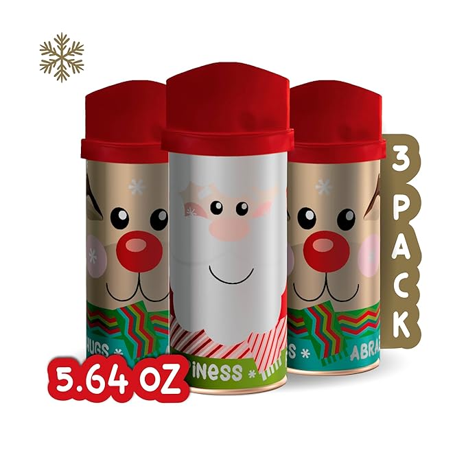 Dux Holiday Christmas Friends Cookies, 3-Pack Variety Tin Set (Reindeer & Santa, Designs May Vary), 5.64 oz