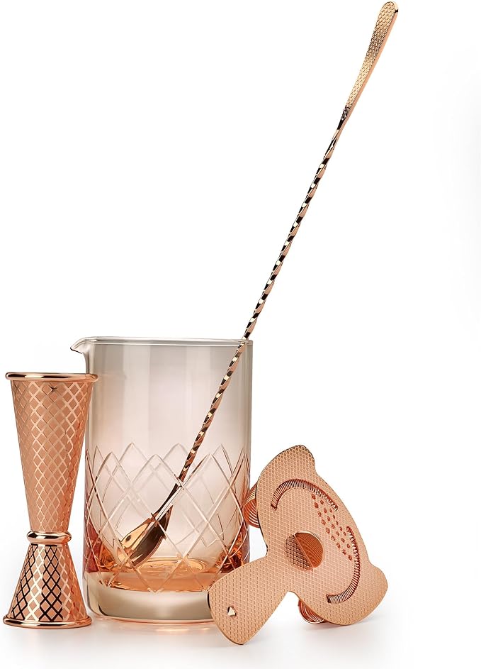 Barfly Mixing Glass - Rose Gold - 17 Oz (500 Ml)